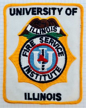 Шеврон UNIVERSITY OF ILLINOIS FIRE SERVICE INSTITUTE ILLINOIS